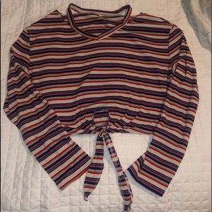 Shein Long Sleeve Crop Top